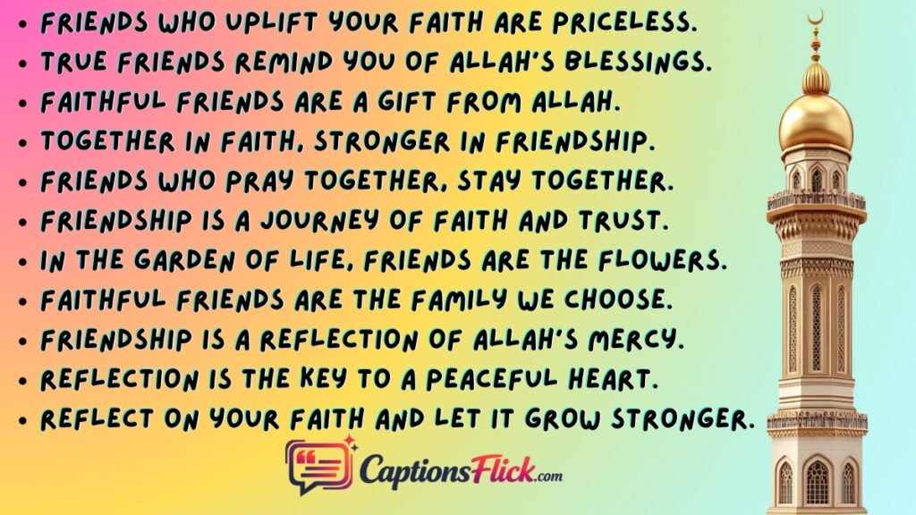 Islamic Friendship Captions