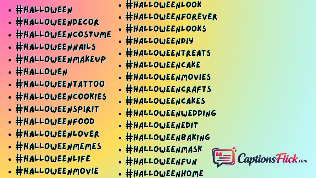 Best Halloween Hashtags
