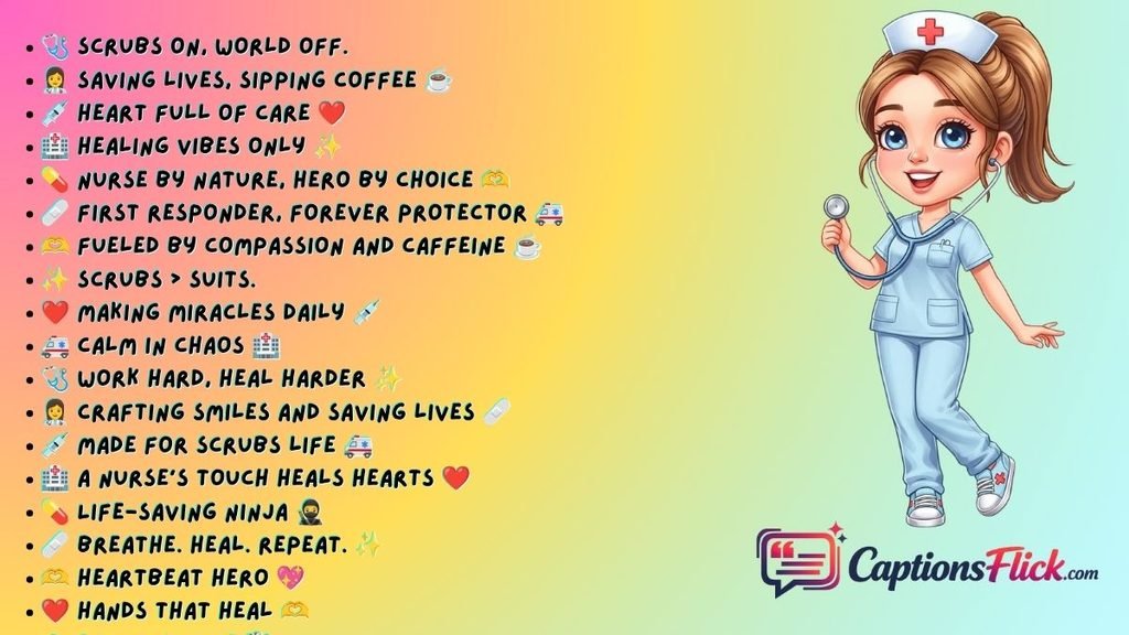 Instagram Bio for Nurse with Emojis