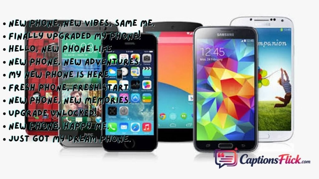 Popular My New Phone Status