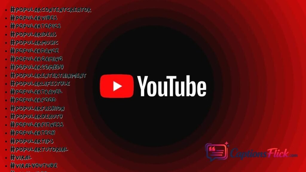 Popular Trending Hashtags for Youtube