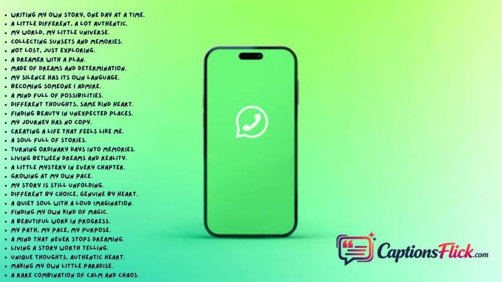 Unique WhatsApp About Lines