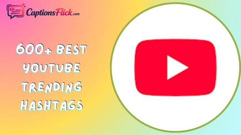 Youtube Trending Hashtags