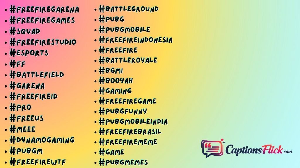 Best BGMI Hashtags